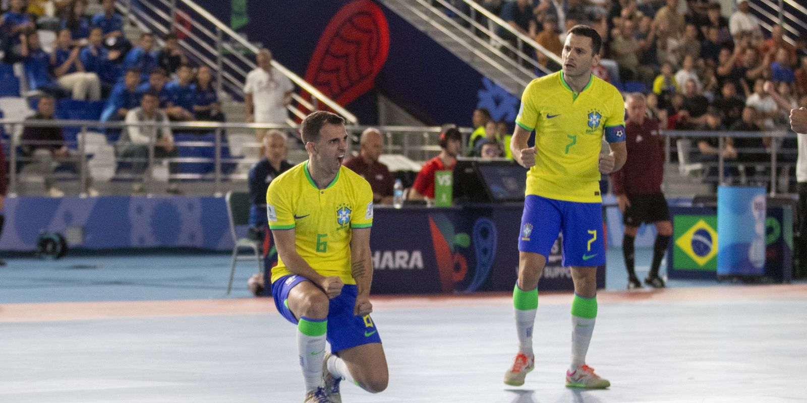 Brasil goleia Cuba na estreia na Copa do Mundo de futsal: 10 a 0