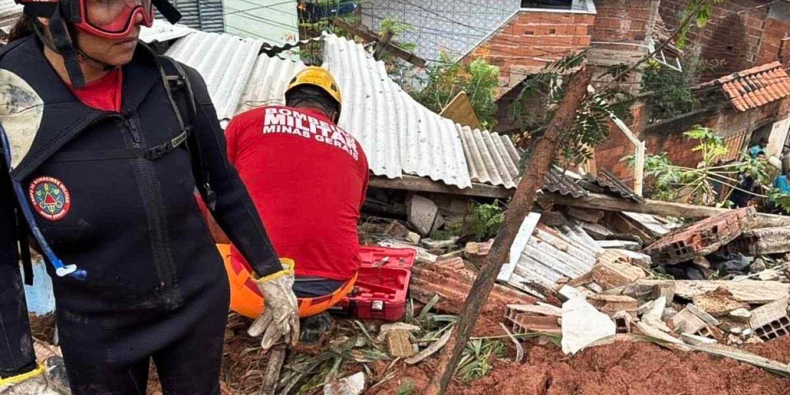 Fortes chuvas deixam 13 mortos em Minas Gerais e Sergipe